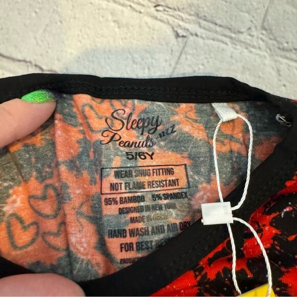 Sleepy Peanuts Valentine’s Day Cupid Bamboo Pajama Set - Picture 3 of 3